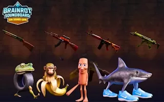 Brainrot Soundboard: Gun Sounds Game